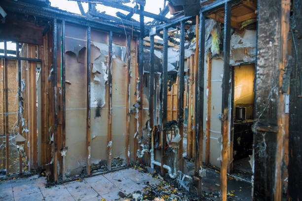 Professional Fire Board Up technician working in Montrose, MN